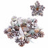 Portavelas Navideño Multicolor Plástico Foam 28 x 28 x 7 cm