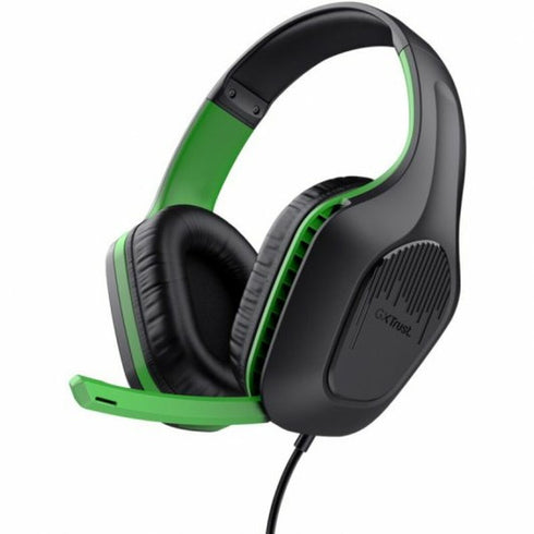 Auriculares con Micrófono Trust GXT 415S Zirox Negro Verde Negro/Verde