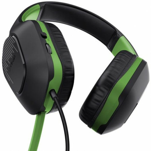 Auriculares con Micrófono Trust GXT 415S Zirox Negro Verde Negro/Verde