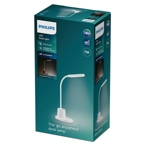 Lámpara de mesa Philips 8719514443792 Blanco Metal Plástico 7 W 5 V