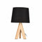 Lámpara de mesa 18 x 18 x 29 cm Negro