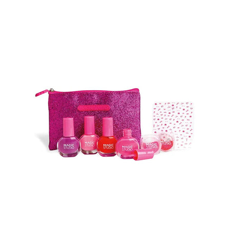 Set de Manicura Magic Studio Pretty Girls Infantil 8 Piezas