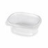 Recipiente Conservador de Alimentos Algon Reutilizable 750 ml Transparente Ovalado 18 x 15 x 6 cm (12 Unidades)