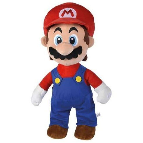 Peluche Super Mario Mario Azul Rojo 70 cm