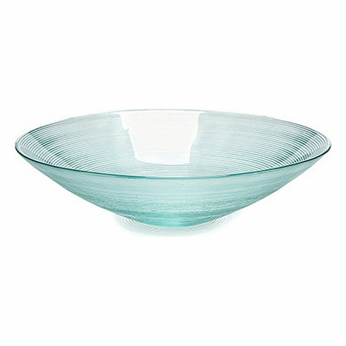 Centro de Mesa Transparente Rayas 39 x 10 x 39 cm (2 Unidades)
