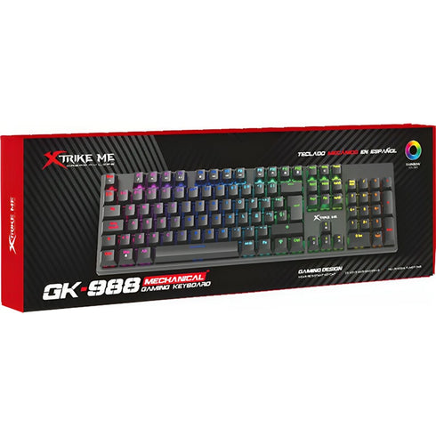 Teclado Gaming Xtrike Me GK988 Qwerty Español