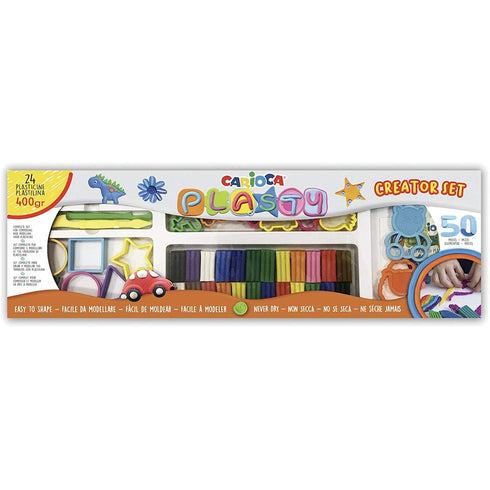 Juego de Plastilina Carioca Plasty 50 Piezas Multicolor