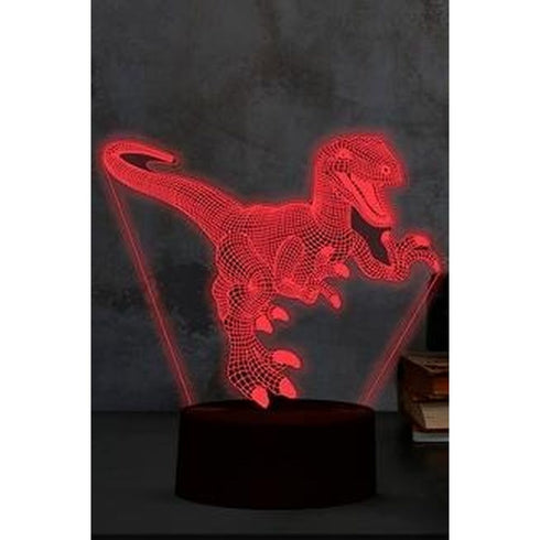 Lámpara de LED iTotal 3D Dinosaurio Plástico 20 x 15 x 5 cm