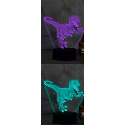 Lámpara de LED iTotal 3D Dinosaurio Plástico 20 x 15 x 5 cm