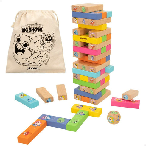 Juego de Construcción Baby Shark 51 Piezas (6 Unidades)