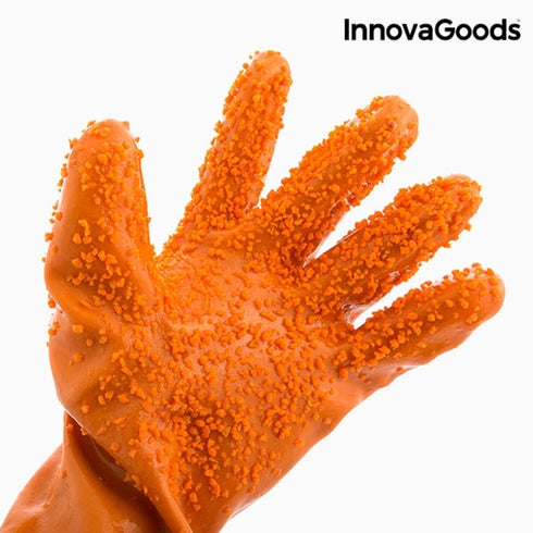 Guantes Limpiadores Peladores de Verduras y Frutas Gloveg InnovaGoods