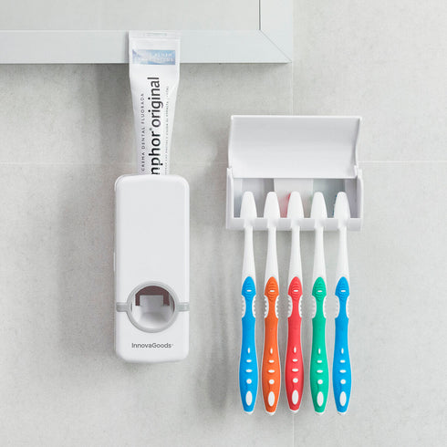 Dispensador de Pasta Dental con Soporte para Cepillos Diseeth InnovaGoods