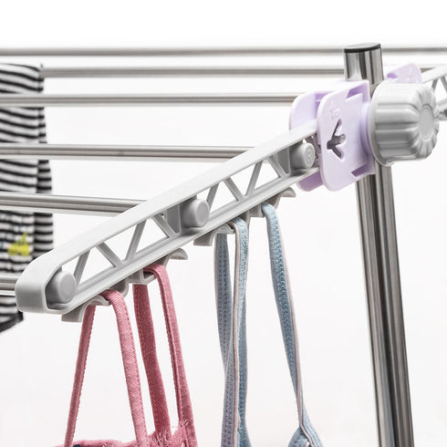 Tendedero Eléctrico Plegable con Flujo de Aire Breazy InnovaGoods (12 Barras) 24W