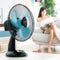 Ventilador de Sobremesa InnovaGoods Ø 30 cm 35W Negro Azul