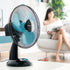 Ventilador de Sobremesa InnovaGoods Ø 30 cm 35W Negro Azul