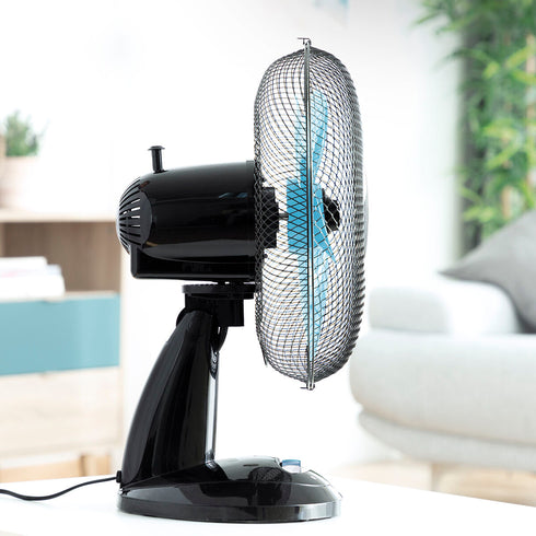 Ventilador de Sobremesa InnovaGoods Ø 30 cm 35W Negro Azul