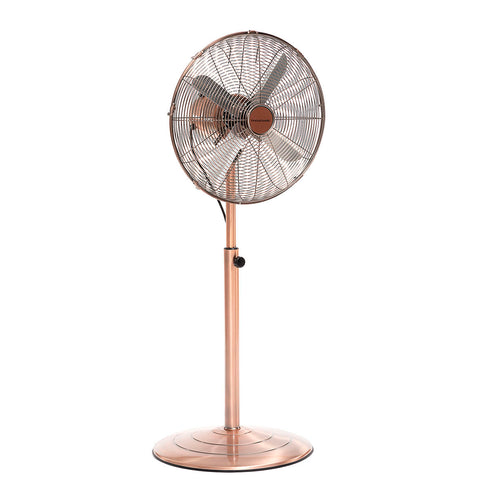 Ventilador de Pie Copper Retro InnovaGoods Ø 40 cm 55W