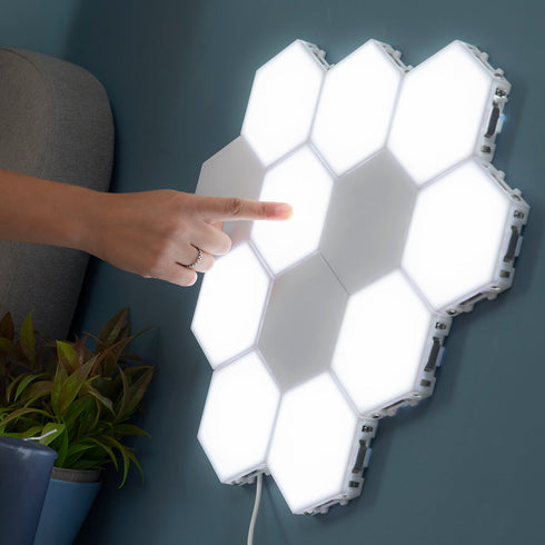 Set de Paneles LED Modulares Magnéticos y Táctiles Tilight InnovaGoods (Pack de 3)