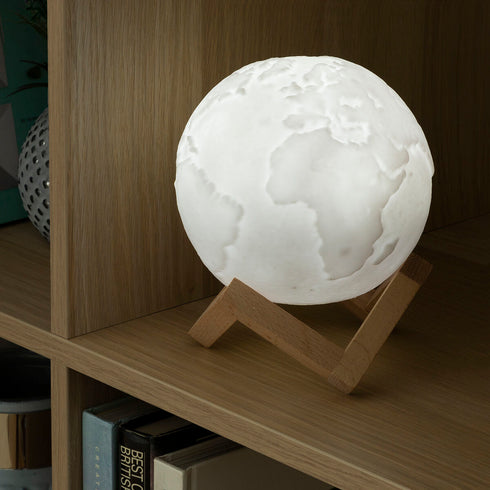 Lámpara LED Recargable Planeta Tierra Worldy InnovaGoods