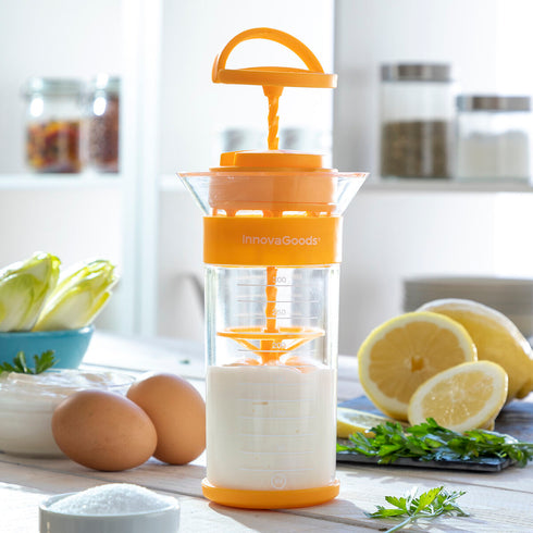 Emulsionador de Salsas y Vinagretas con Recetas Dressix InnovaGoods