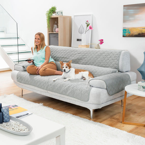 Funda Protectora Reversible para Sofá de 3 Plazas SoFree InnovaGoods