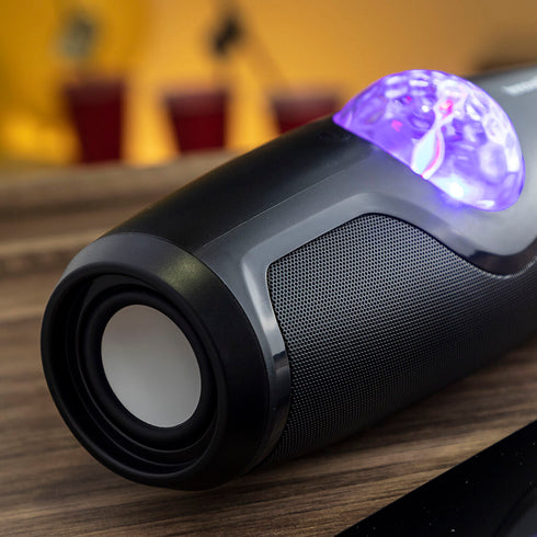 Altavoz Inalámbrico Recargable con Luces Disco Waflash InnovaGoods