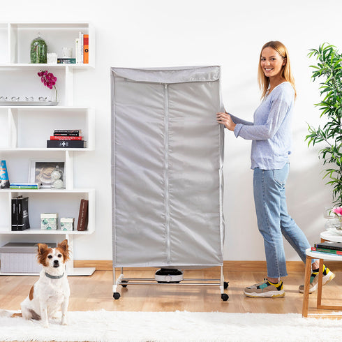 Secadora Eléctrica Portátil de 2 Alturas Hayerport InnovaGoods 1000W